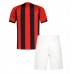 Echipament fotbal OGC Nice Tricou Acasa 2024-25 pentru copii maneca scurta (+ Pantaloni scurti)